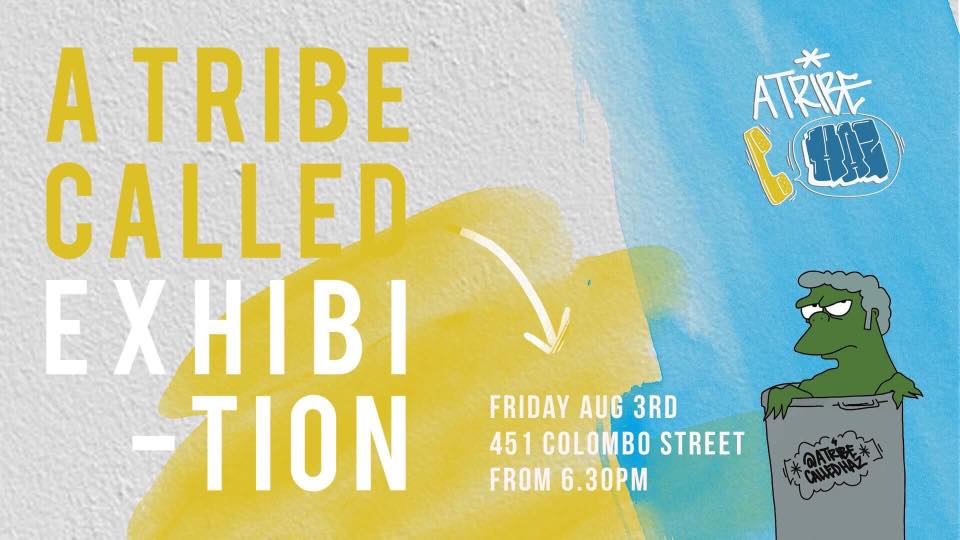A Tribe Called Exhibition… (or things that don’t go together, bright colours & black)