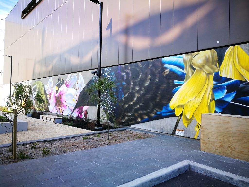 Organic Matters (detail), Christchurch Justice and Emergency Services Precinct, Lichfield Street, Christchurch. 2018