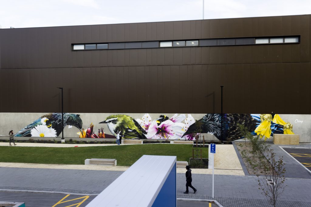 Organic Matters, Christchurch Justice and Emergency Services Precinct, Lichfield Street, Christchurch, 2018 (Photo Credit: Alana Frost)