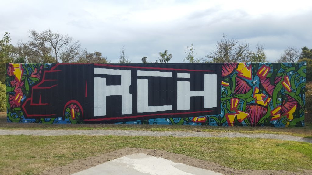 RCH container mural, March 2019