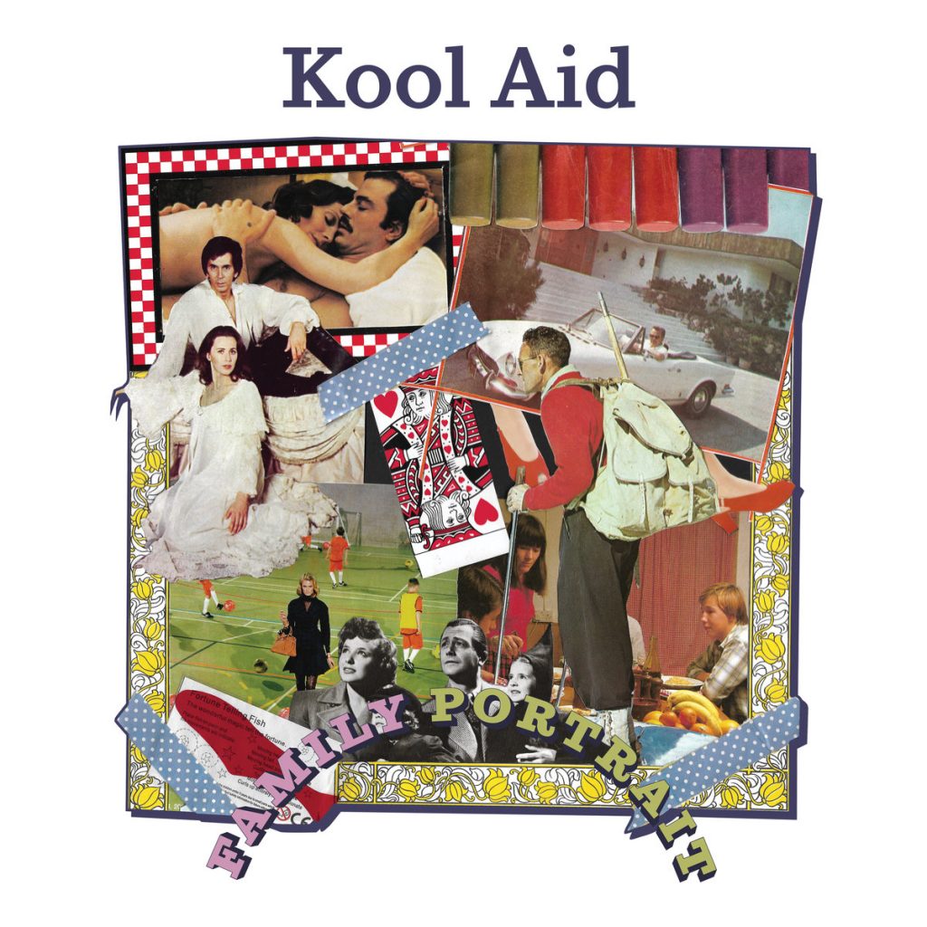 Violet French's artwork for the cover of Kool Aid's Family Portrait EP (2019)