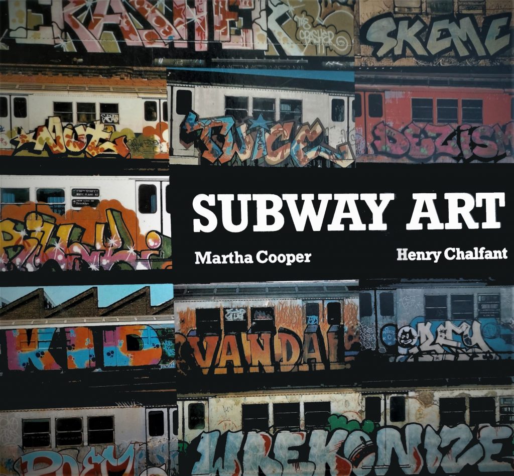 The cover of Subway Art, which features train painted with graffiti