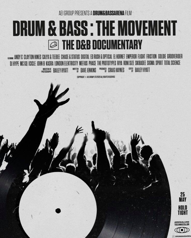 The poster for Drum & bass: The Movement, which screened at Hide Club in May