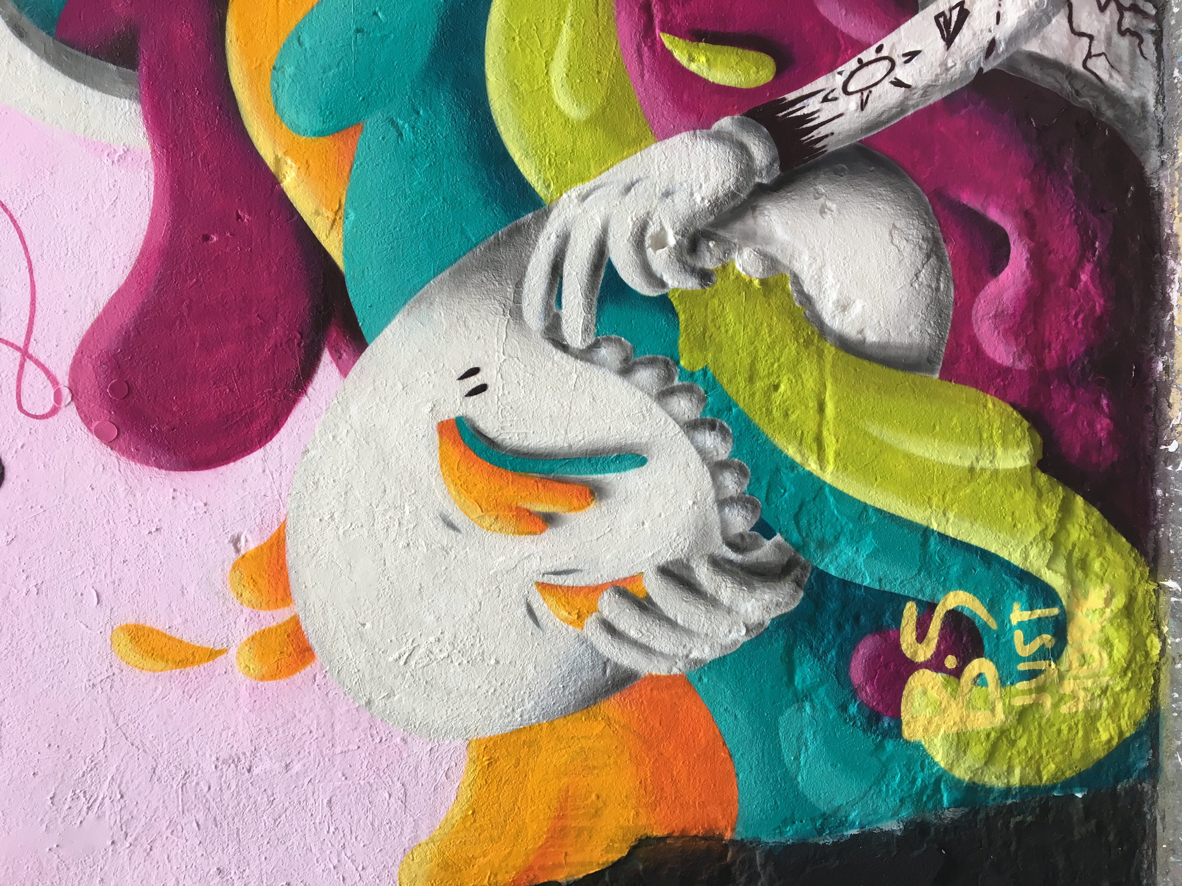 Detail of a Bulky Savage collaboration with @tenhun in Berlin. (Photo supplied by Bulky Savage)