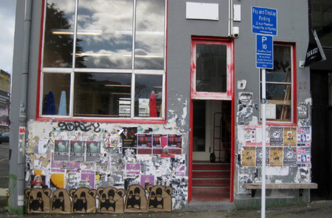 Paste ups in Wellington, 2021 (from http://crackedink.com/)