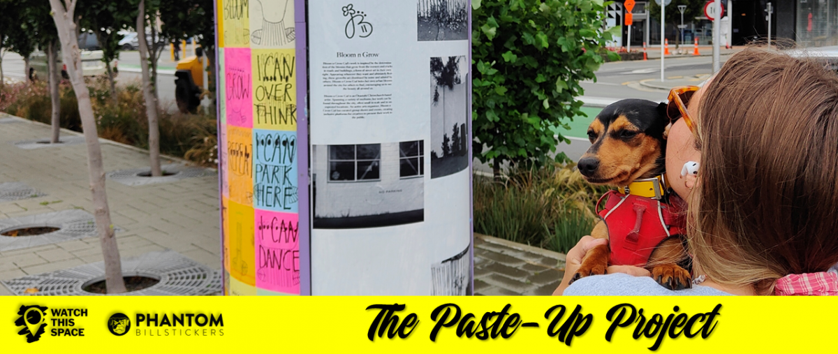 The Paste-Up Project – with Bloom n Grow Gal